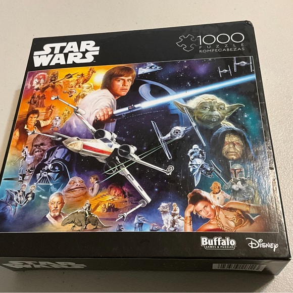 Disney Star Wars 1000-Piece Jigsaw Puzzle - Black - Picture 3 of 6